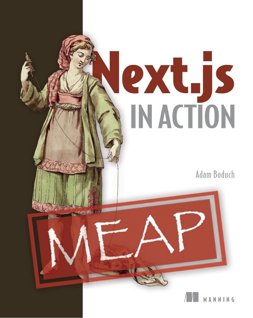 Next.js in Action MEAP V02 cover