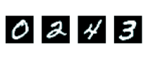 Sample MNIST digits