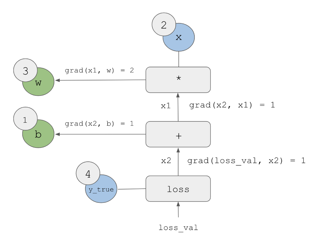 basic computation graph backward