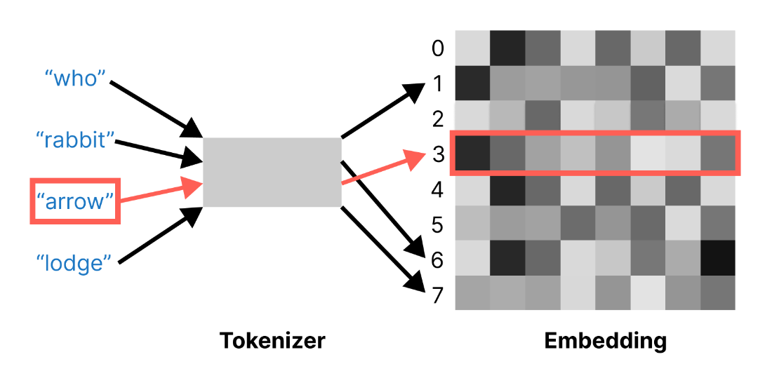 embedding dictionary