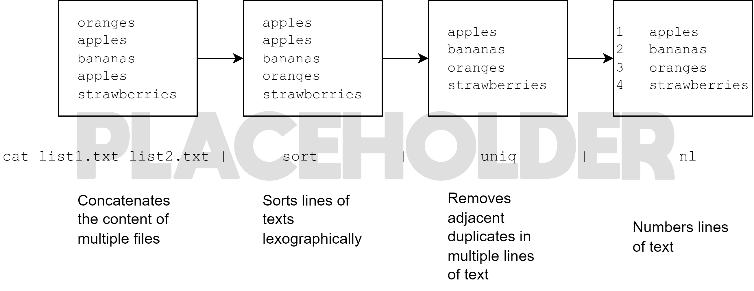 placeholder shellpipe