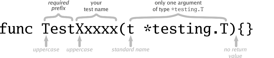 Test Function Format