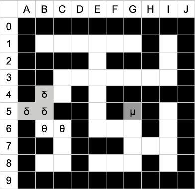 A crossword puzzle with letters and numbers

Description automatically generated