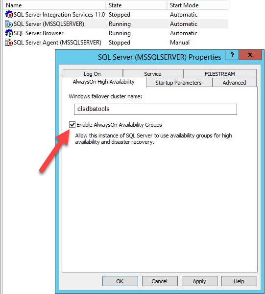 checkbox to enable ag