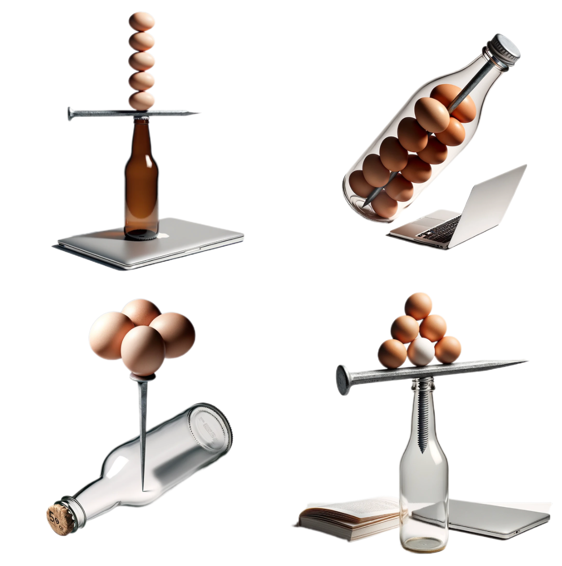 Stacked Items Illustration. Created by OpenAI’s DALL·E. Source: OpenAI. Date: 2023.