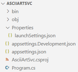 asciiartsvc files