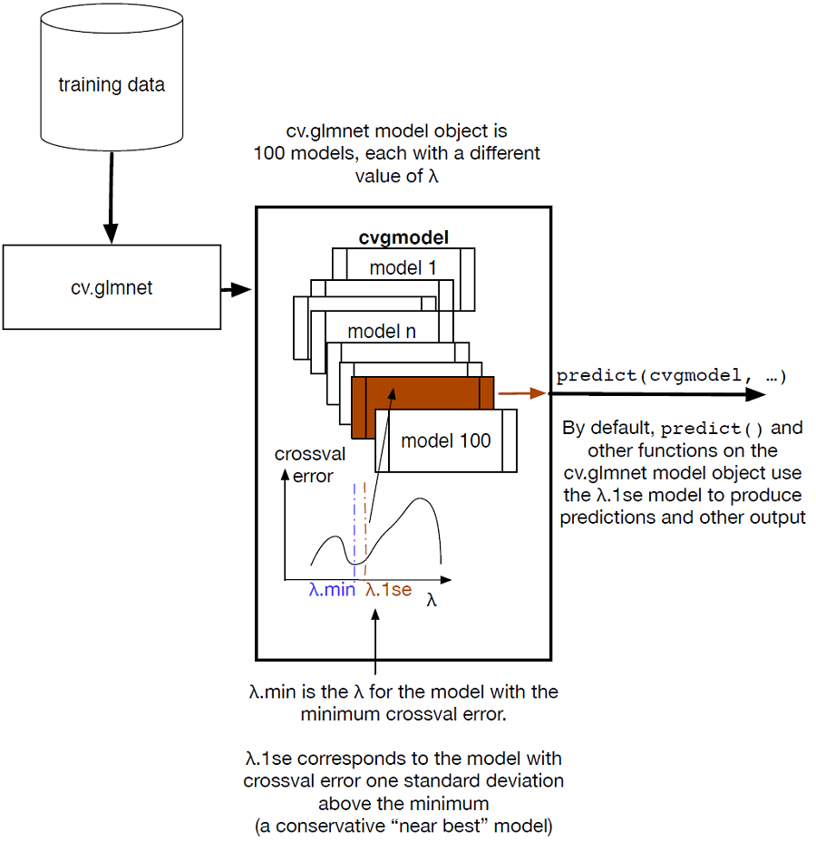 Schematic of cv.glmnet()