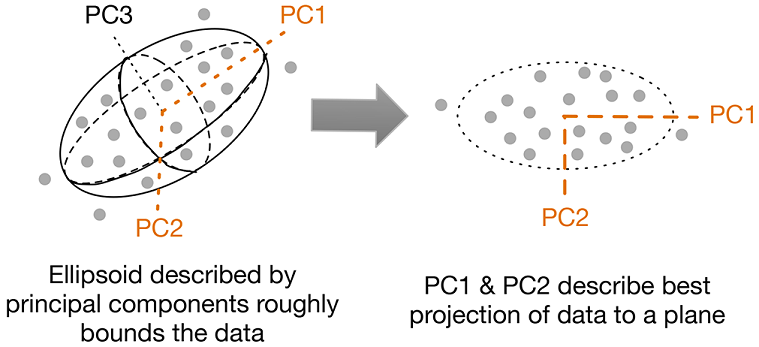 The idea behind principal components analysis